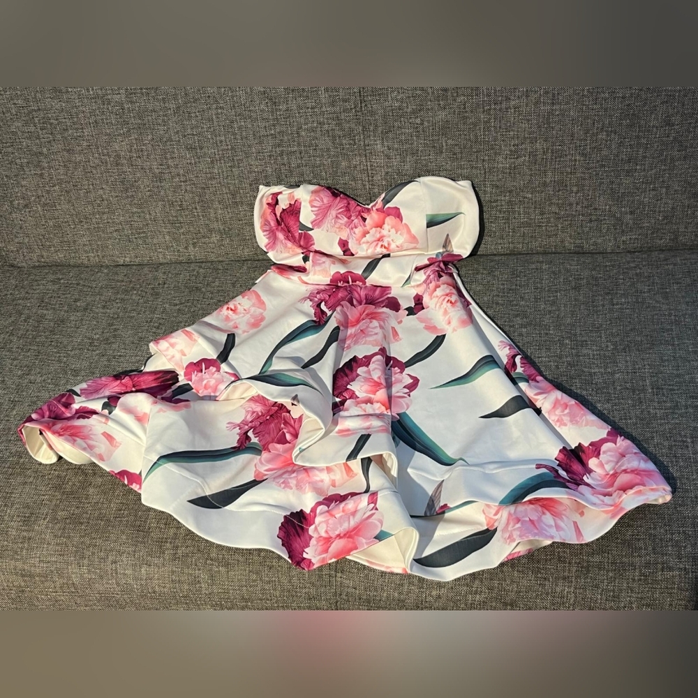 Floral tube dress
